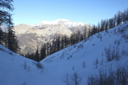 Dans les vallons, sur la gauche de la piste de Valcibière