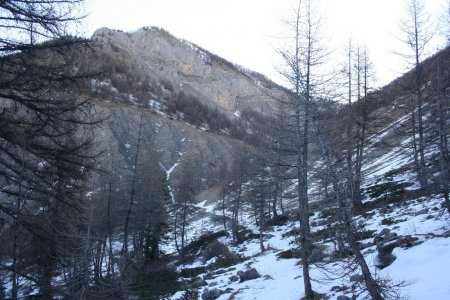 Montée vers le ravin de Valplane