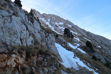 la suite de la montée