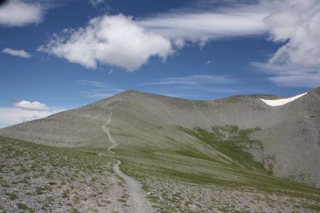 La montée vers le Col de Crousette