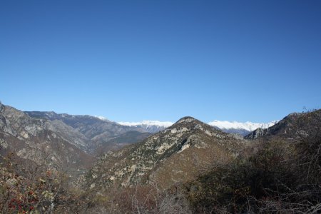 La Cime de Bonvillars qui partage les cimes du Mercantour en deux