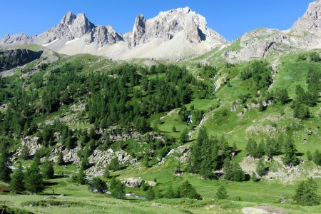 Vallée de la Clarée, le Queyrellin et les Béraudes