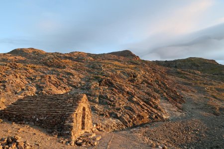 la cabane et le Vieux Chaillol