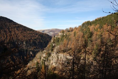 Vue sur les barres des Baussées