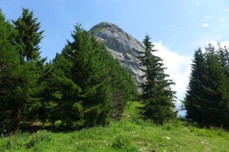 Le Grand Roc vu du col de la Fougère