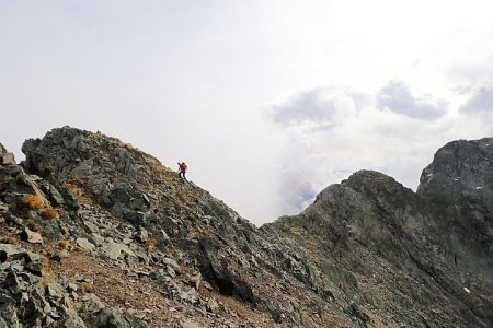 Sur la crête finale