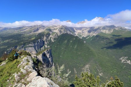 Entre Petit et Grand Brechon, côté Obiou