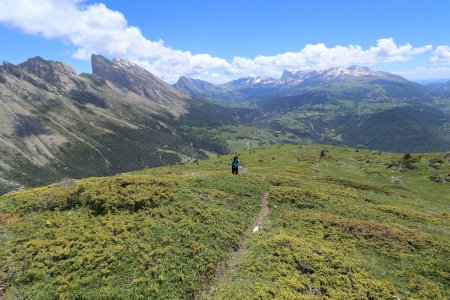 Montagne de Faraut, Pic Grillon et Plateau de Bure, du Gicon