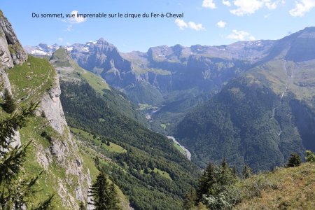 au sommet de la Dent de Verreu - Le Fer à Cheval