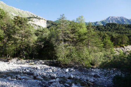 Torrent de la Chanolette, vue arrière. 