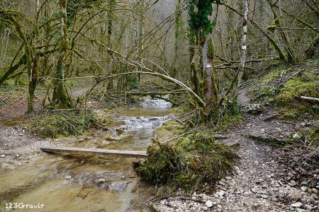 Traversée du ruisseau de Vergetolle