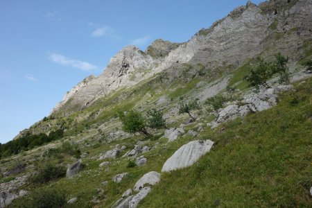 Aiguilles du Mont depuis la montée des Bassins