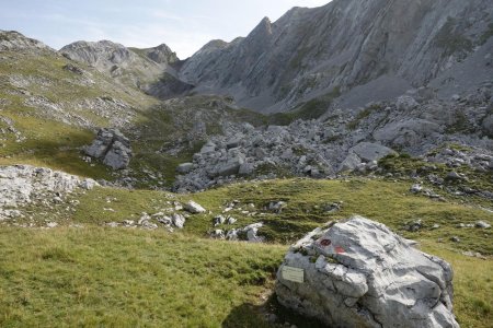 au col du Passet, les arêtes de l’Etale et le pierrier de Foiroux