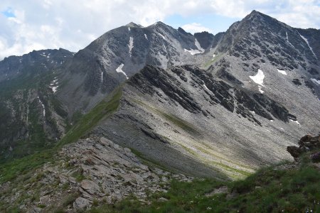 Pic Foréant et Crête des Fonzes, dans le rétro.