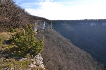 En bord de falaise