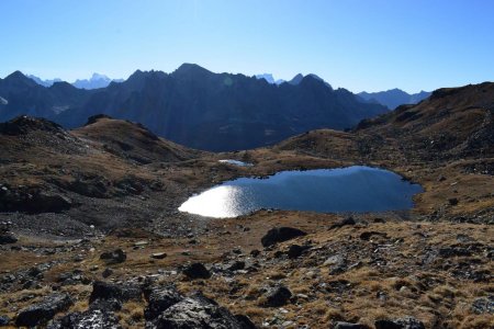 Le plus grand des lacs, celui à la cote 2629.