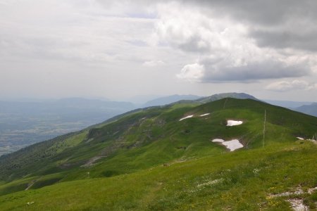 En direction du Crêt de la Neige