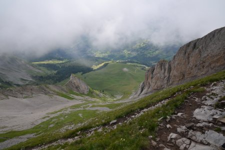 La descente