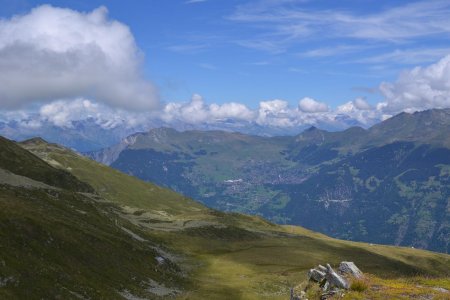 La Station de Verbier depuis la croix