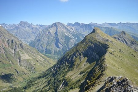 La Prouveyrat vue depuis la Pointe Sud de la Vénasque