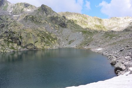 Une dernière de ce beau lac de Belledonne avant de le quitter.