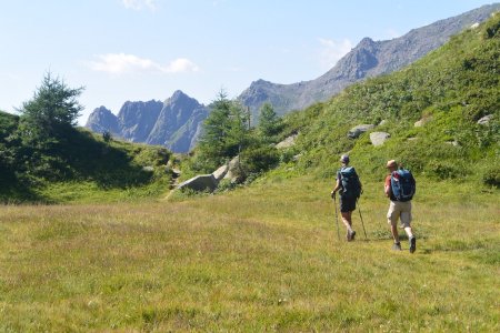 On traverse le Pian dell’Orso ...