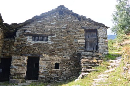 Les vieilles maisons de Ciargiur del Forno.