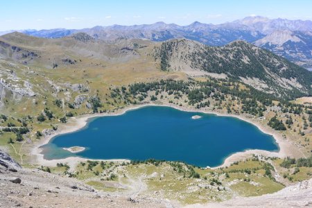 Une dernière du lac d’Allos qui attire le regard.