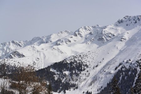 Pendant ce temps là les skieurs se régalent de la bonne neige au-dessus de Prapoutel et Pipay.