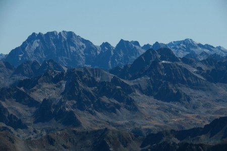 Argentera, Gélas au loin