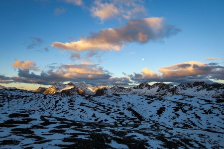 Lumière féerique sur la pointe de Méan Martin ! 