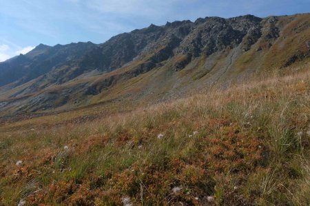 reste à monter jusqu’au crêtes