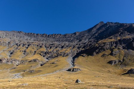 Le relief de la Grande Sassière, 1400m plus haut