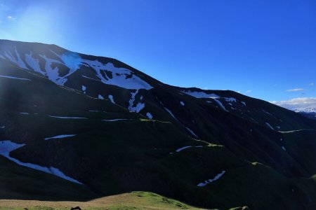 La crête à parcourir