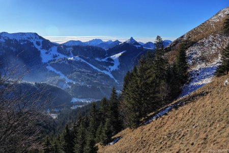 Au Col de Pertuis, vers le Chablais