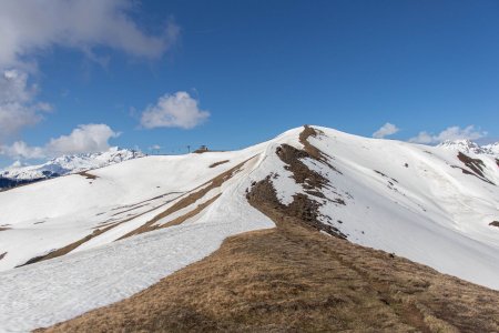 La crête à parcourir