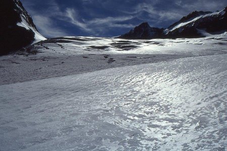 Le glacier Blanc...Gâteau marbré ?