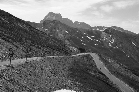 Le Mont Viso depuis le col Agnel...on voit que c’est du sérieux !