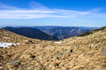 Vue dégagée au départ de la randonnée