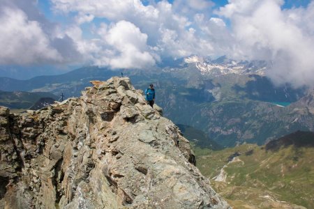 Point d’orgue de la randonnée : l’antécime à 3370m !