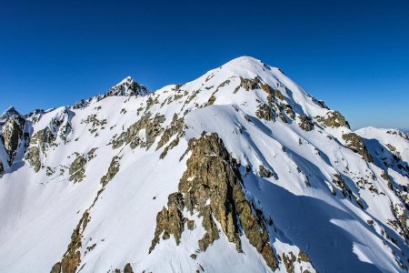 Vers le point culminant des Rochers de Vallorin (2593m)