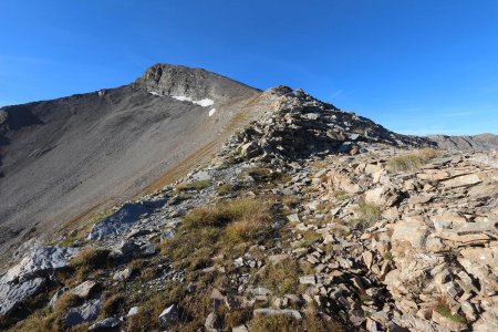 Sur la crête.