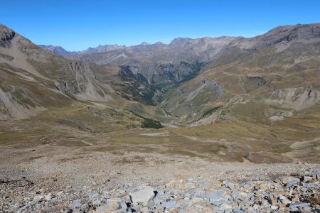 Le haut vallon du Drac Noir avec Prapic.