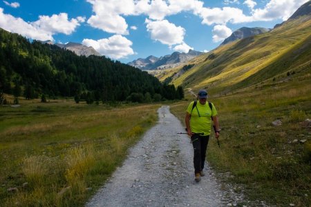 Retour longuet par l’«autoroute» du Lauzanier...