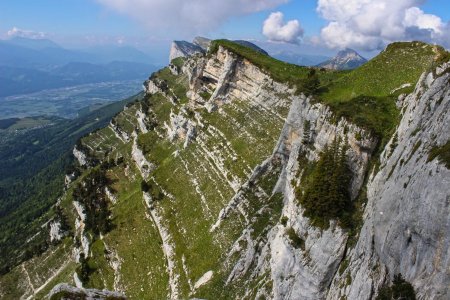 Les vires bordant les plateau