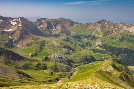 On surplombe le vallon de Rouannette