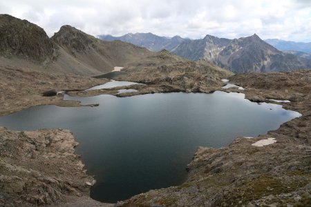 Angle de vue original sur le lac supérieur.