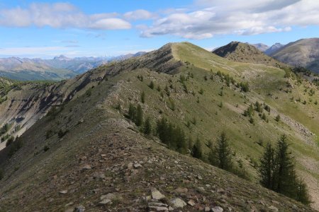 La crête vers la Tête du Lançonet.