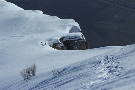 Rétro en montant sur le Grand Bec