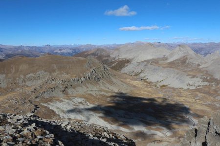 Ombre sur la steppe de Lignin.